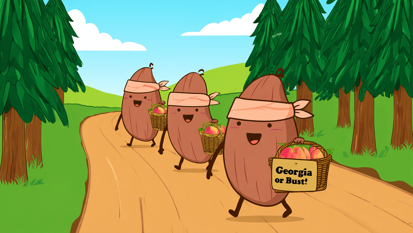 Sweet Potatoes Travel to Georgia