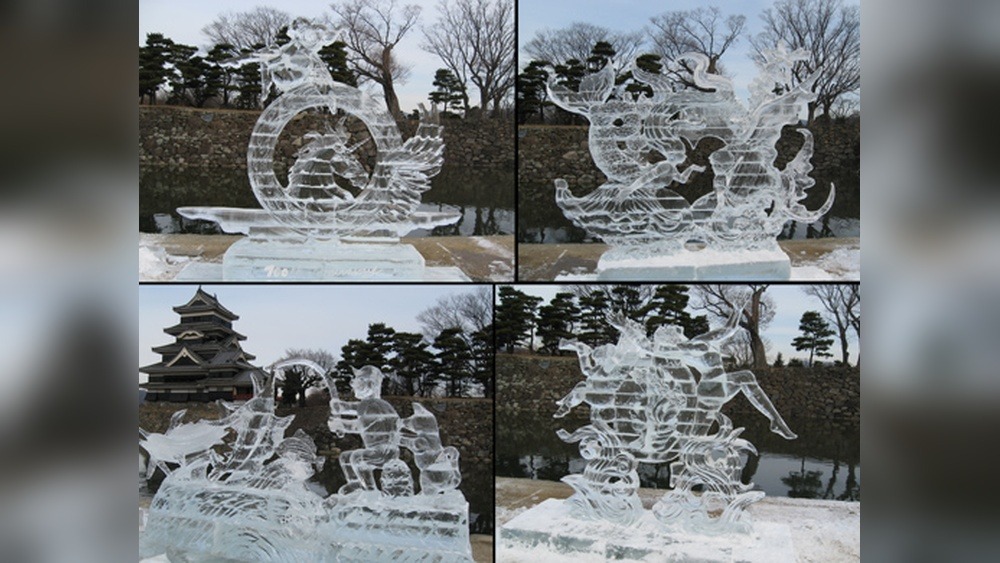 Matsumoto Castle Ice Sculpture Festival: Chilling Art!